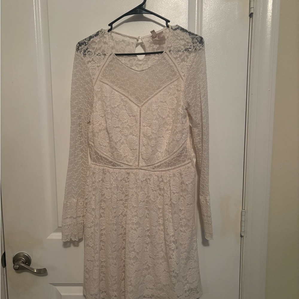 Lace Dress in Cream